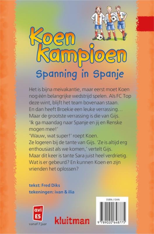 Spanning in Spanje / Koen Kampioen Spanning in Spanje / Koen Kampioen achterkant