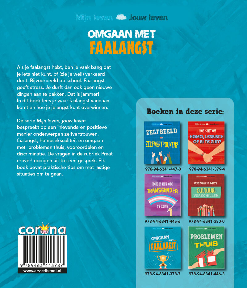 Omgaan met faalangst / Mijn leven, jouw leven achterkant