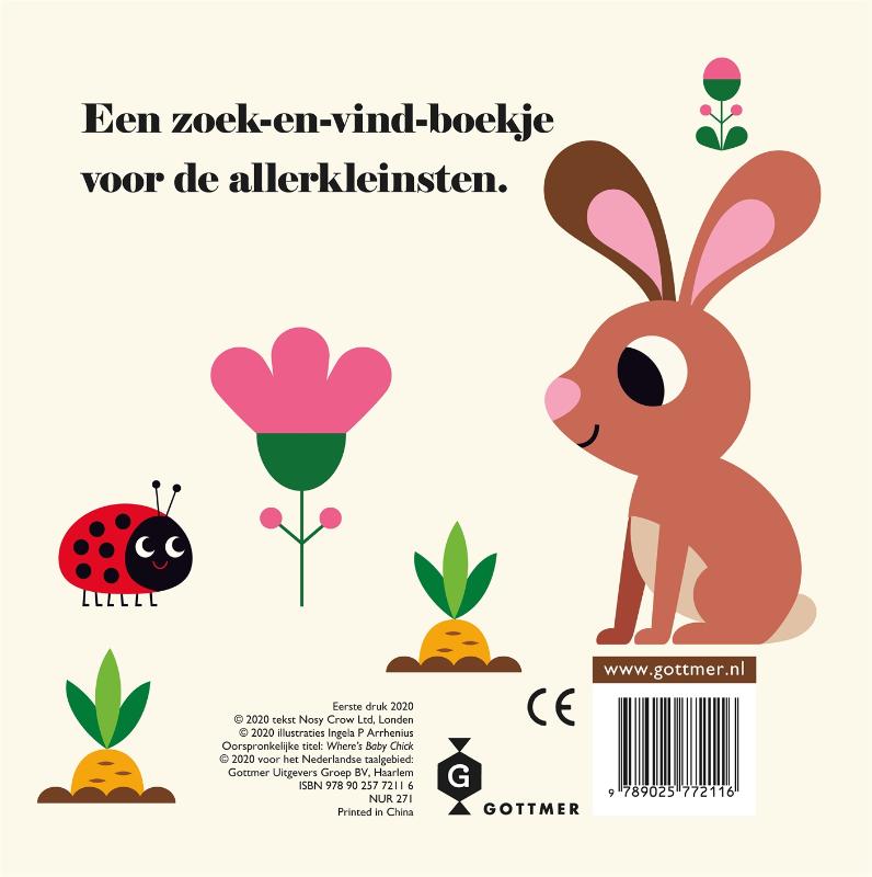 Kuikentje, waar ben je? / Waar ben je? achterkant