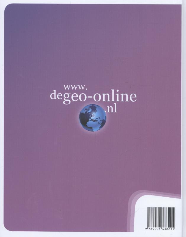 De Geo 1 vwo Lesboek achterkant