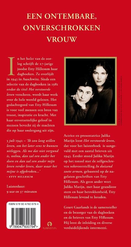 Verstoorde leven 8 cd's achterkant