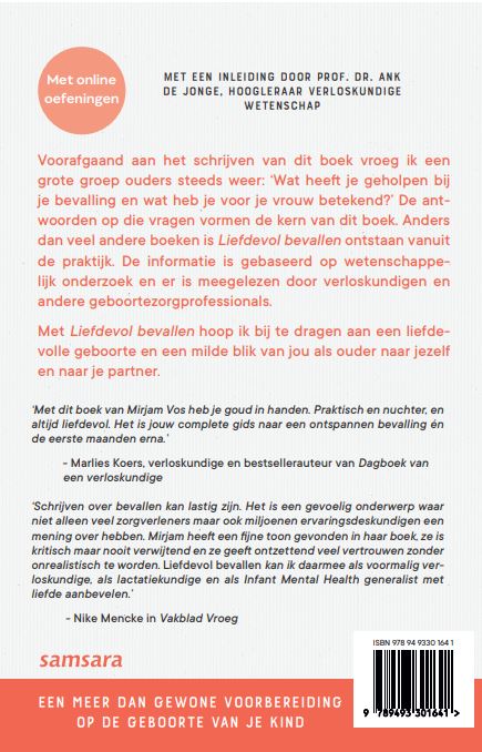 Liefdevol bevallen achterkant