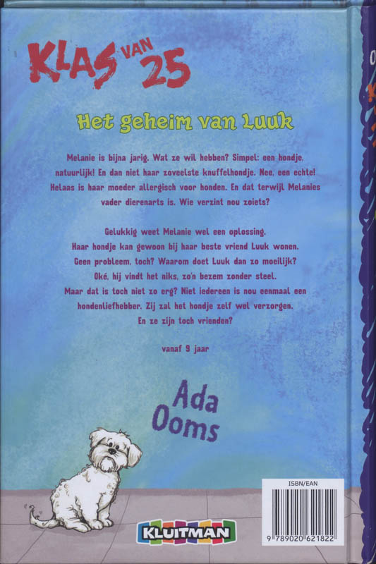 Het geheim van Luuk / Klas van 25 achterkant