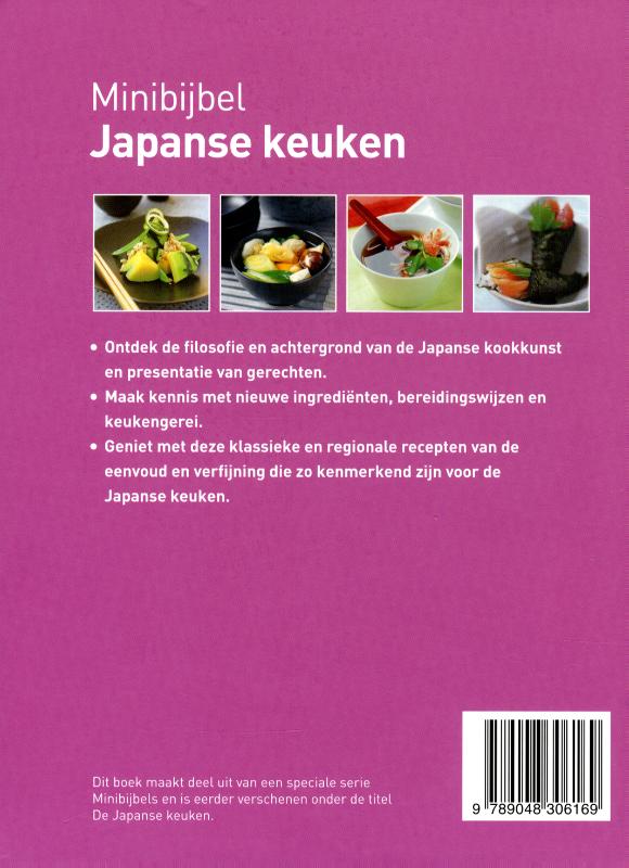 Japanse keuken / Minibijbel achterkant