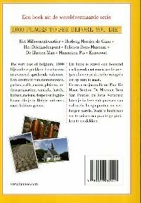 Belgie / 1000 plekken serie Belgie / 1000 plekken serie achterkant