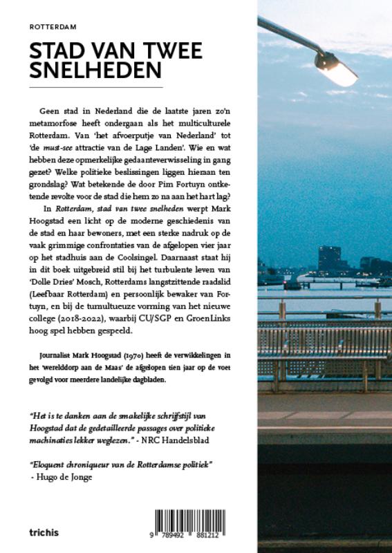Rotterdam, stad van twee snelheden achterkant
