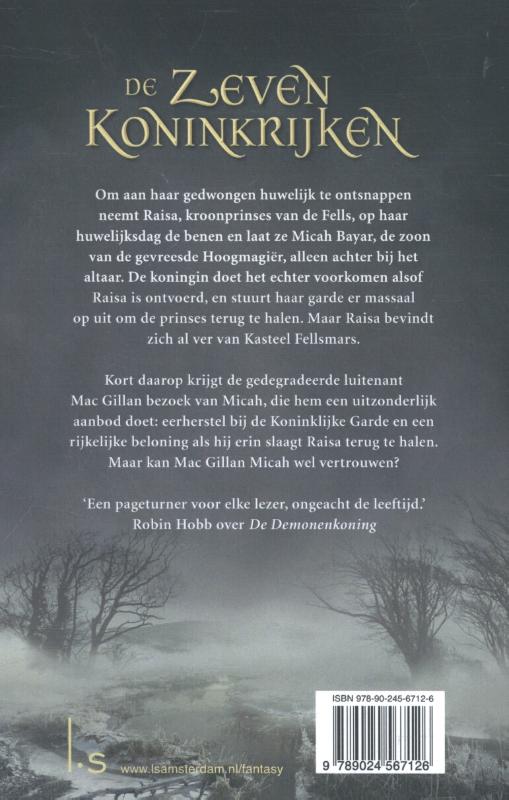 Koningin in ballingschap / De Zeven Koninkrijken / 2 achterkant