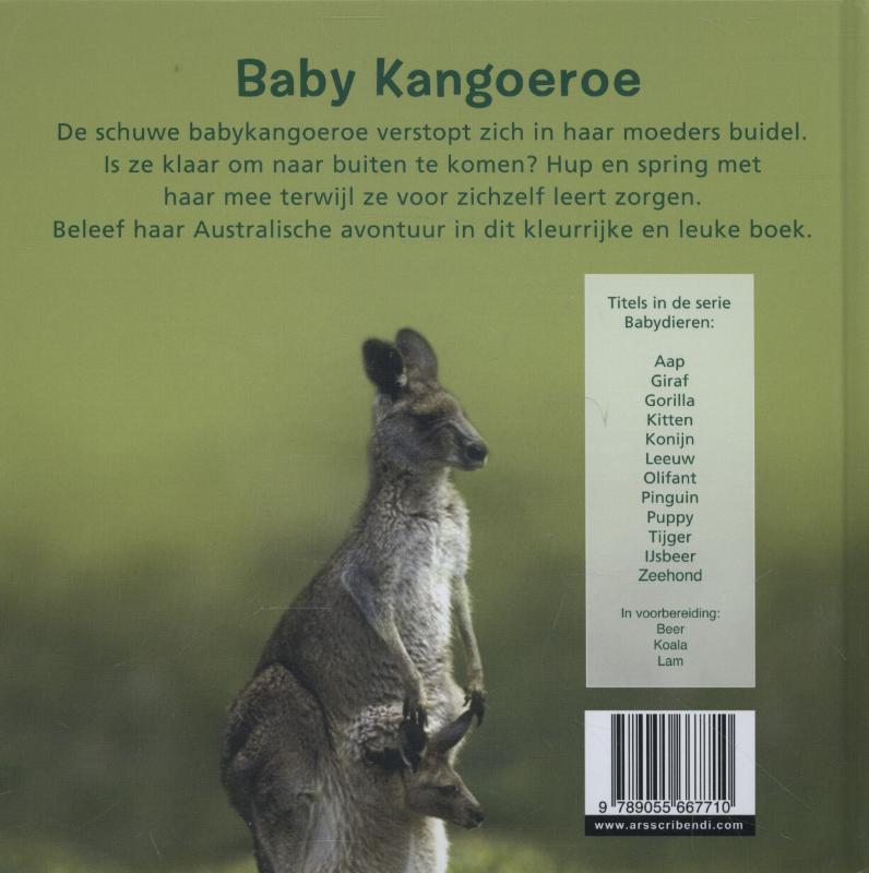 Babydieren  -   Kangoeroe achterkant