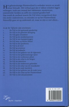 De Vijf 20 en de schat op het Fluistereiland / De Vijf serie / 20 achterkant