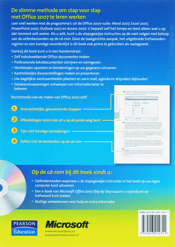 Office 2007 Step by Step / Step by step achterkant