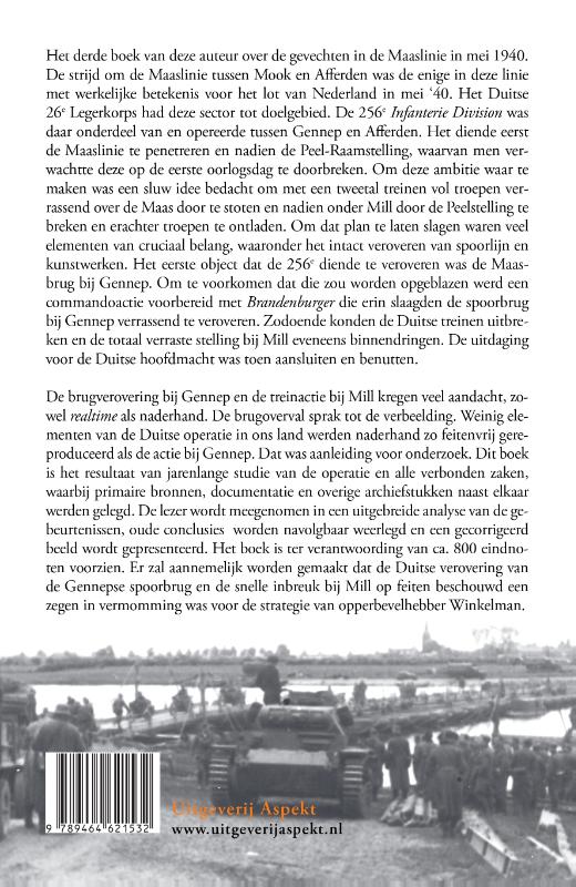 De Duitse doorbraak bij Gennep (Mei 1940) achterkant
