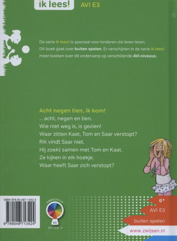 Acht negen tien, ik kom! / Ik lees! achterkant