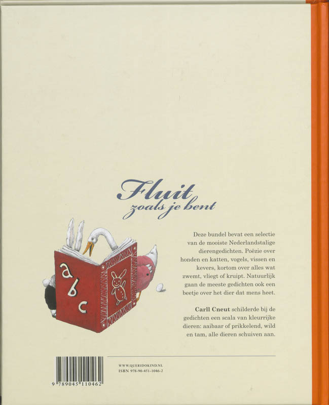 Fluit zoals je bent Fluit zoals je bent achterkant