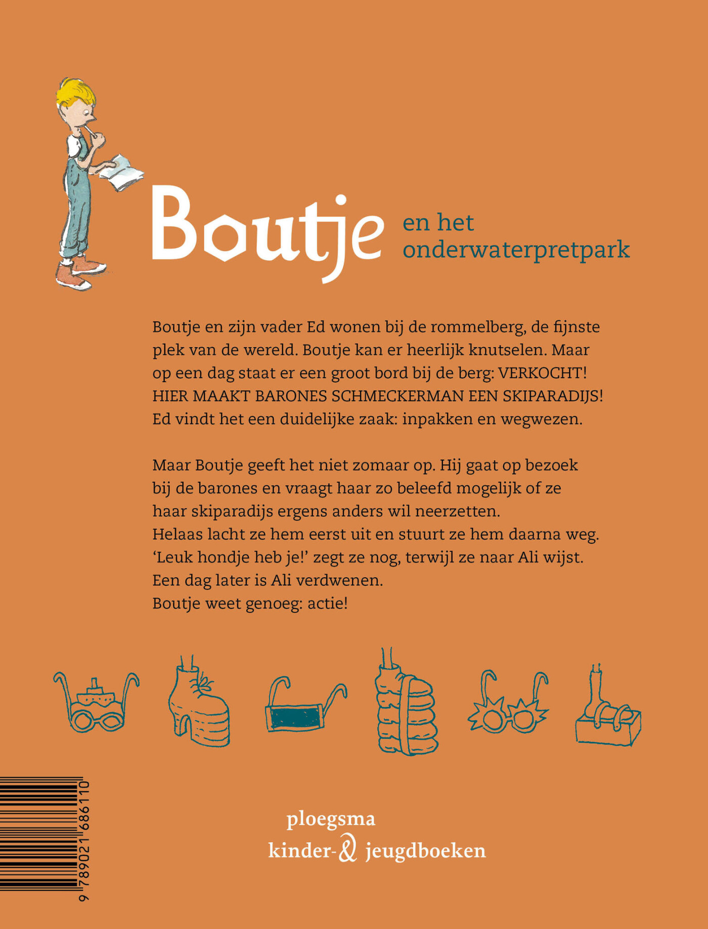 Boutje en het onderwaterpretpark / Boutje achterkant
