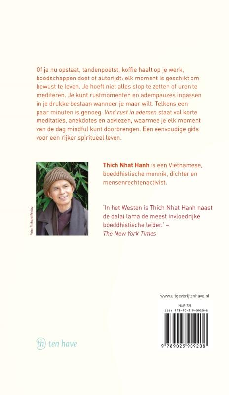 Vind rust in ademen achterkant