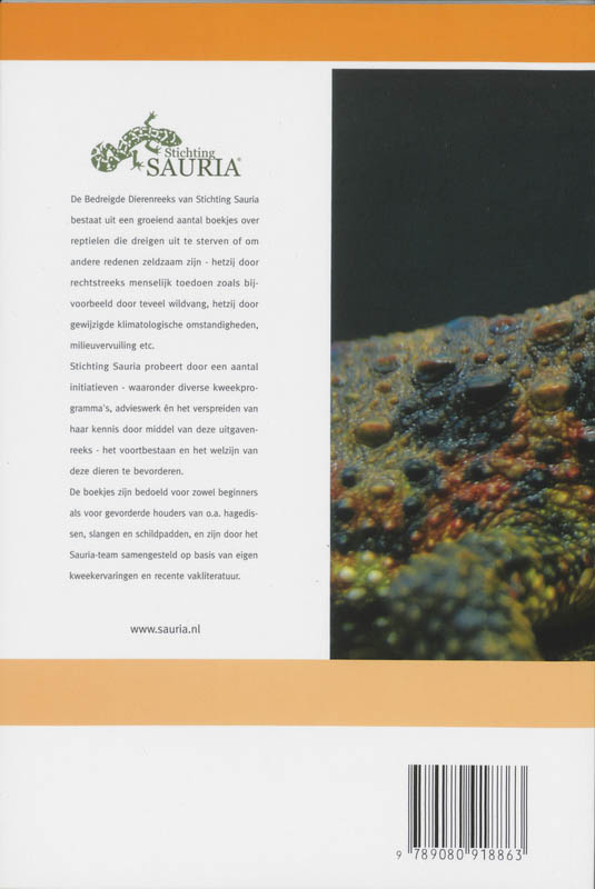 De Bedreigde Dierenreeks - De Shinisaurus achterkant