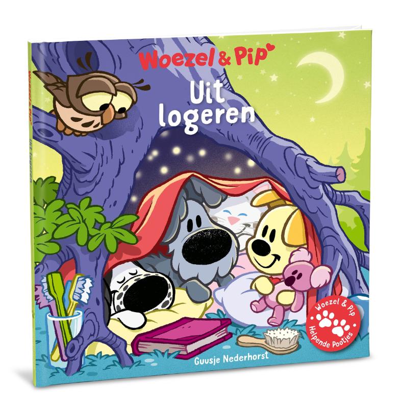 boekenbalie_9789493216358_cover Uit logeren / Woezel & Pip - Helpende pootjes / 4