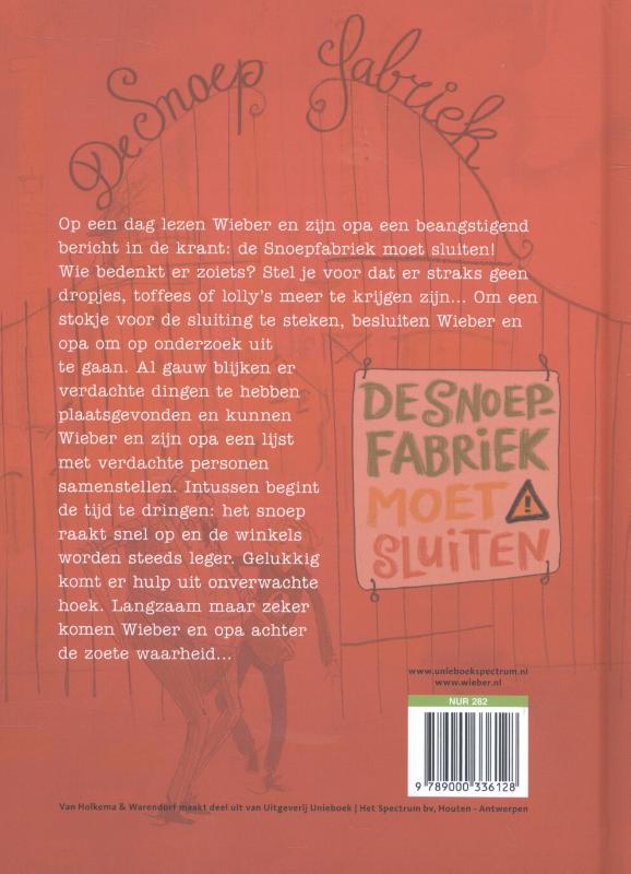 De snoepfabriek moet sluiten achterkant