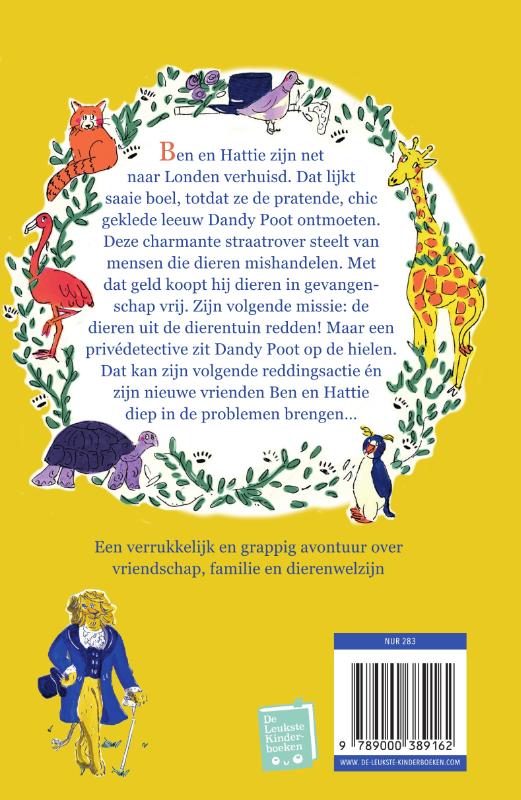 Dandy de straatrover achterkant