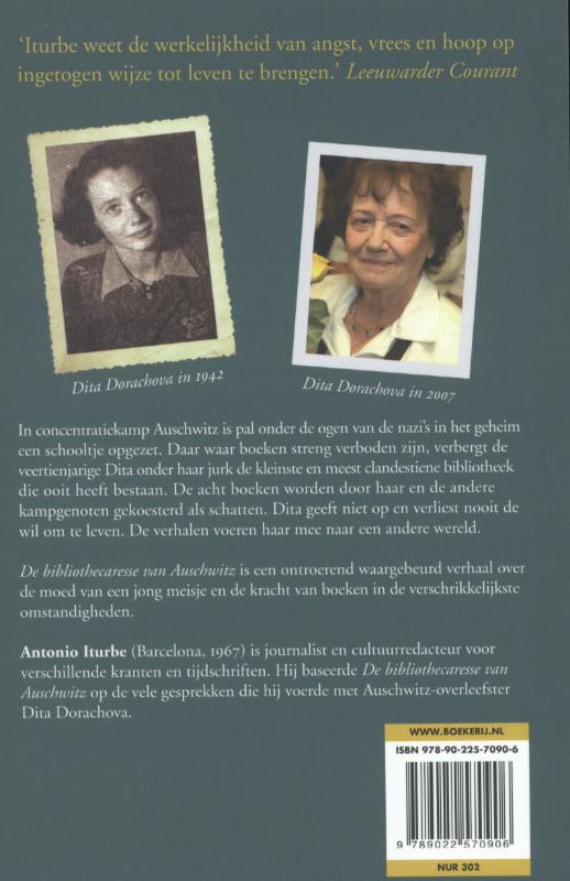 De bibliothecaresse van Auschwitz achterkant