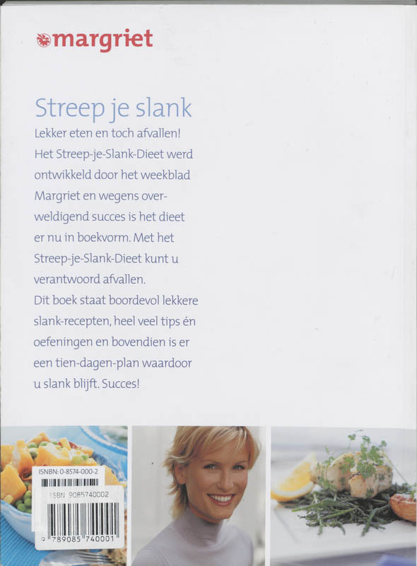 Streep je Slank / Margriet achterkant