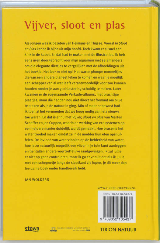 Vijver, sloot en plas Vijver, sloot en plas achterkant