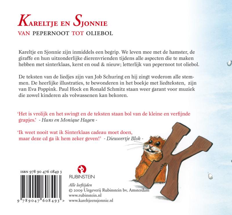 Kareltje en Sjonnie achterkant