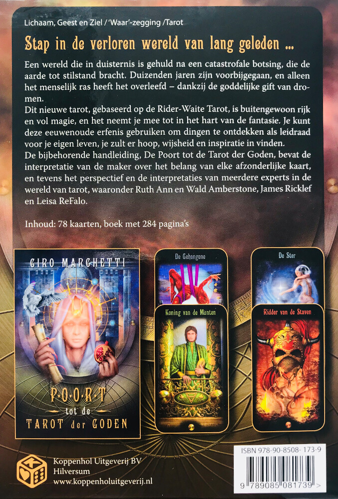 Nalatenschap van het Tarot der Goden achterkant