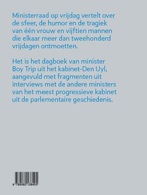 Ministerraad op vrijdag achterkant