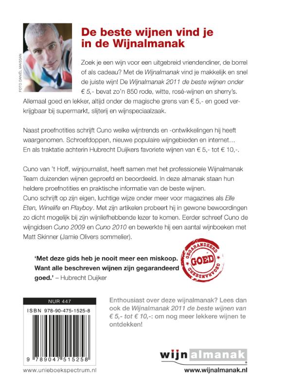 Wijnalmanak / 2011 De Beste Wijnen Onder De 5 Euro achterkant