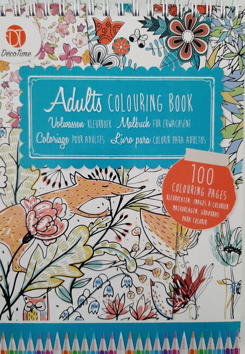Volwassen Kleurboek - 100 Kleurplaten voor volwassenen,DS