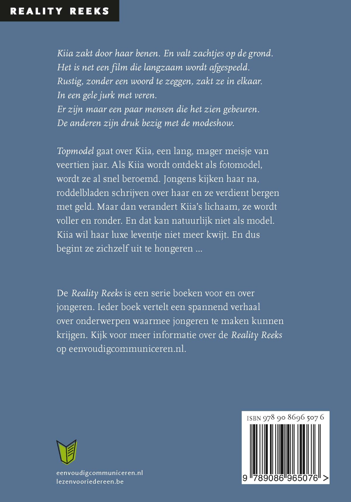 Topmodel / Reality Reeks / 6 achterkant