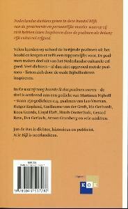 En wat zij zong hoorde ik dat psalmen waren achterkant