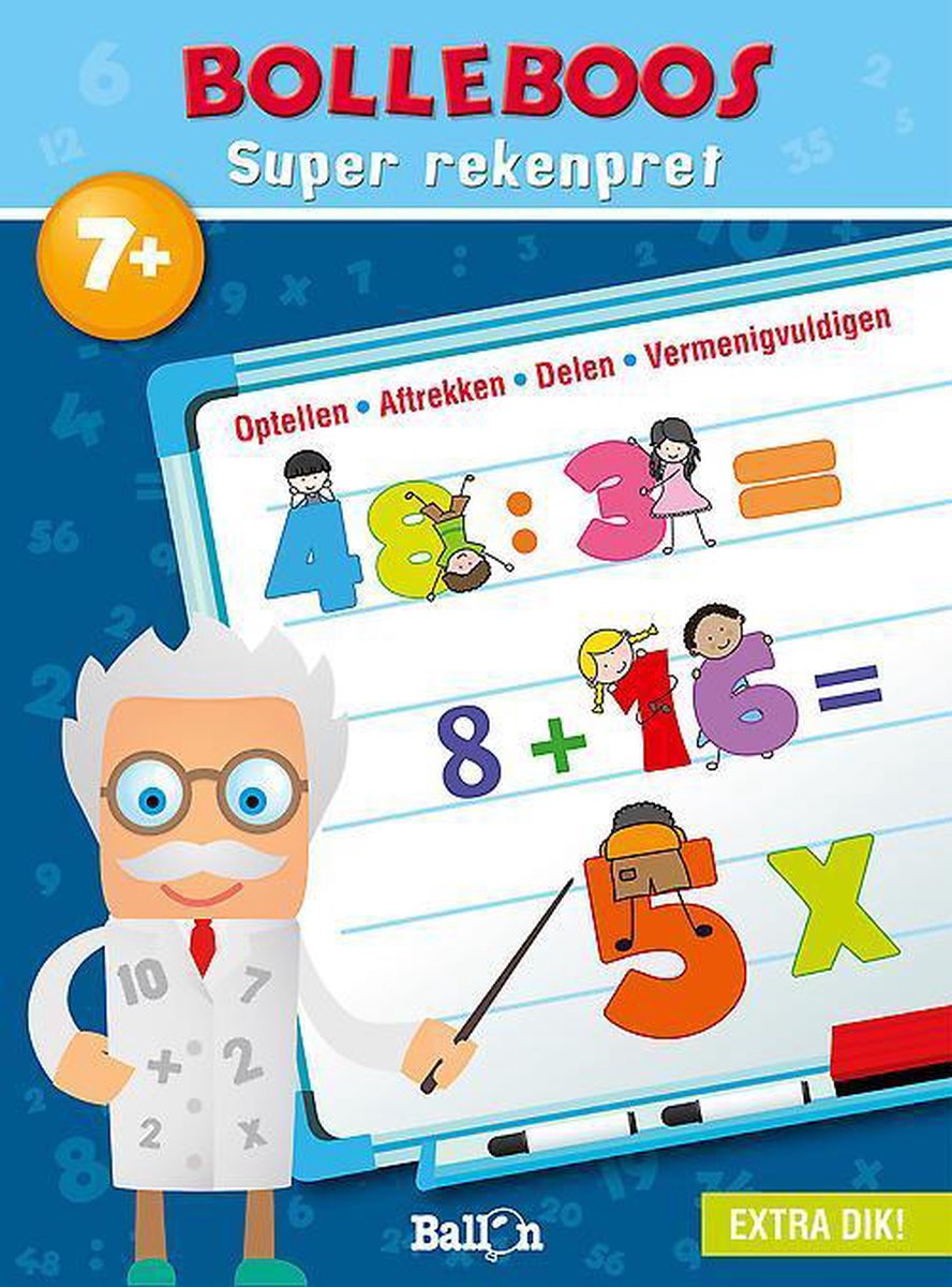 boekenbalie_9789463072373_cover Super rekenpret 7+ / Bolleboos / 0