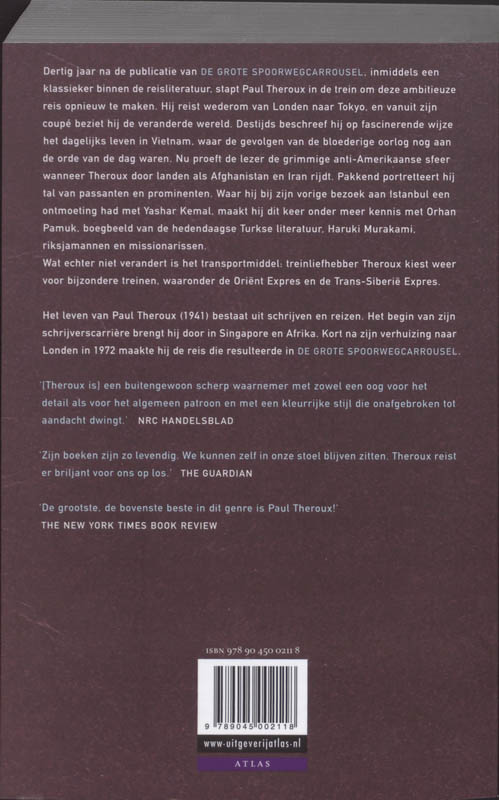 De grote spoorwegcarrousel retour De grote spoorwegcarrousel retour achterkant