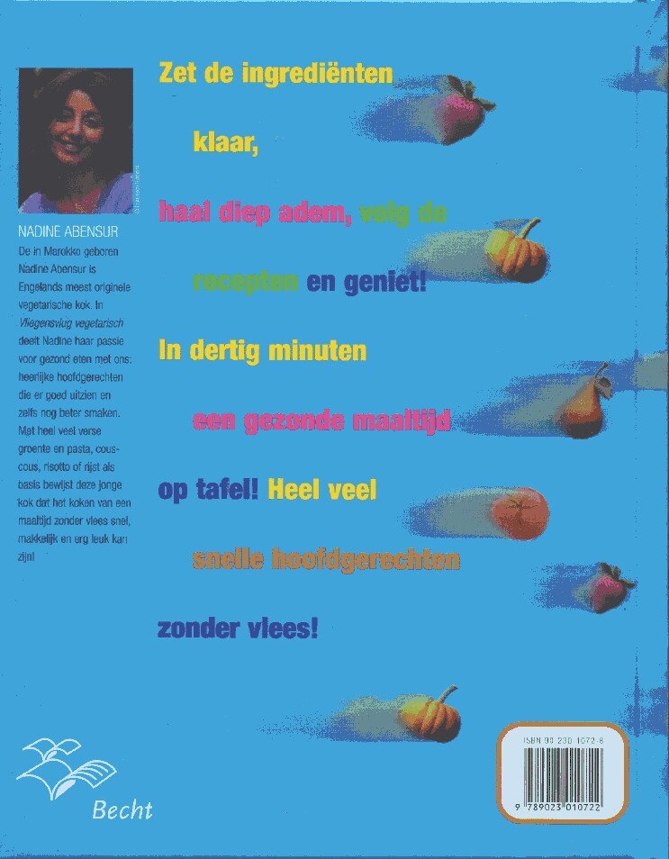 Vliegensvlug vegetarisch Vliegensvlug vegetarisch achterkant