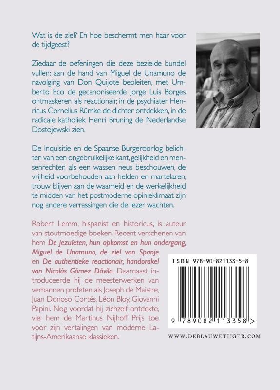 Blauwetijgerreeks 2 -   Essays over de ziel achterkant