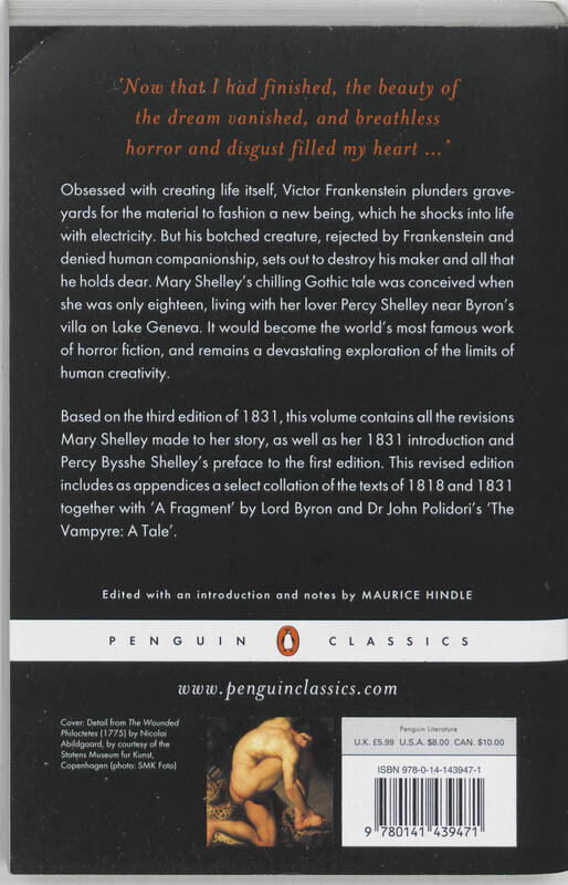 Frankenstein achterkant
