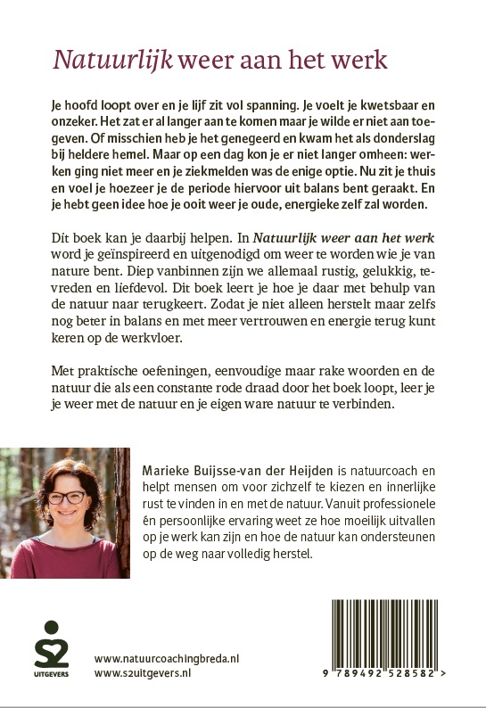 Natuurlijk weer aan het werk achterkant