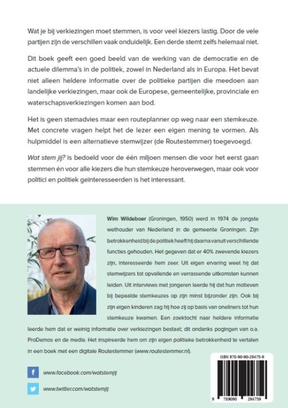 Wat stem jij? achterkant