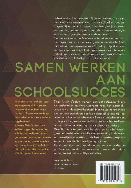 Samen werken aan schoolsucces achterkant