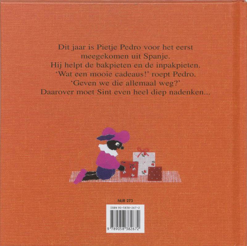 Pietje Pedro helpt Sint achterkant