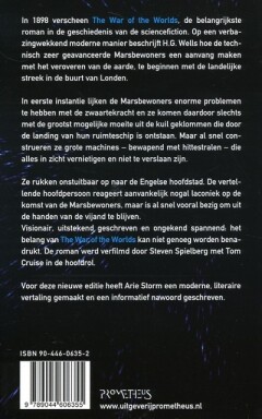 The war of the worlds achterkant