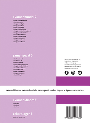 Examenbundel / vmbo-k Nederlands 2022/2023 achterkant