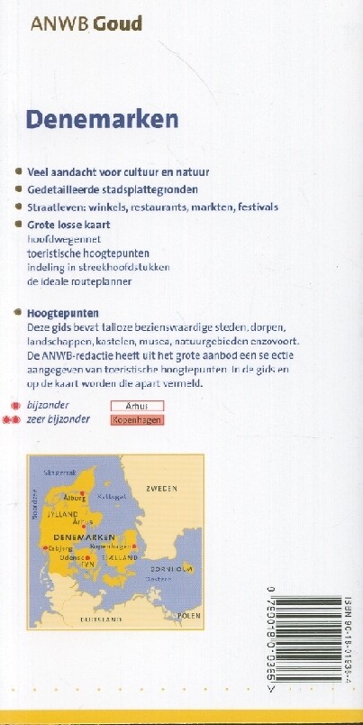 Denemarken / ANWB goud achterkant