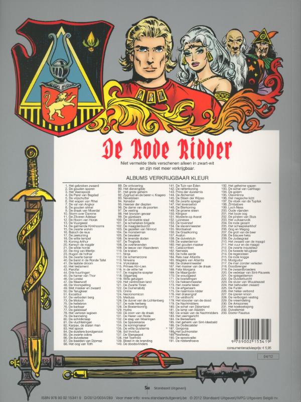 De Rode Ridder 89 - De ontvoering achterkant