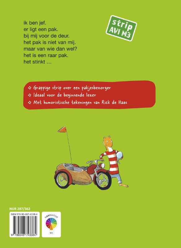 Een pak voor Jef? / AVI strips achterkant