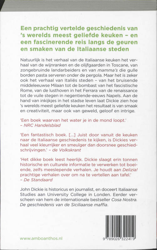 Delizia! achterkant
