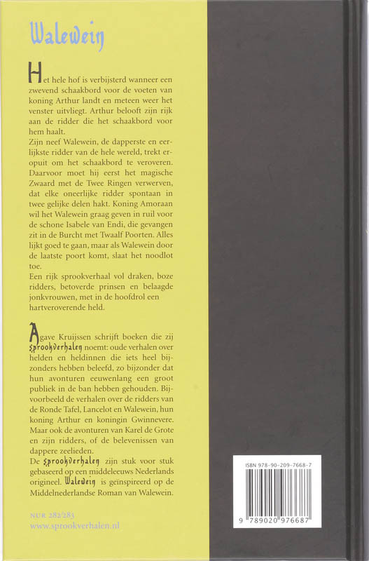 Walewein / Sprookverhalen achterkant