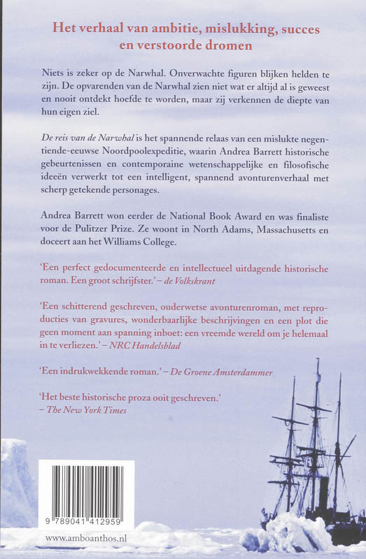 De reis van de Narwhal achterkant